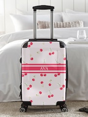 Personalised Cherry Suitcase by Koko Blossom by Koko Blossom - Image 1 of 4