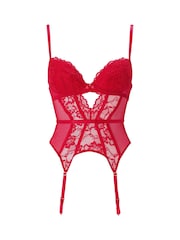 Ann Summers Red Padded Sexy Lace Padded Boost Bra - Image 5 of 5
