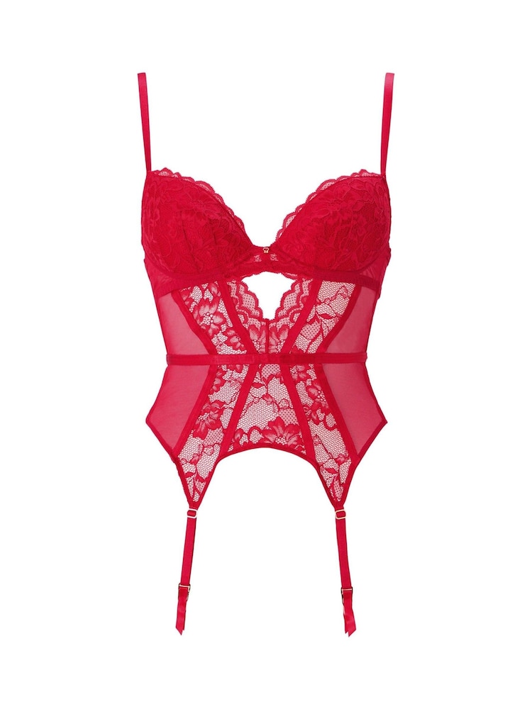 Ann Summers Red Padded Sexy Lace Padded Boost Bra - Image 5 of 5