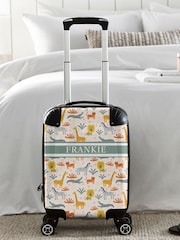 Personalised Bright Dinosaur Suitcase by Koko Blossom by Koko Blossom - Image 1 of 4