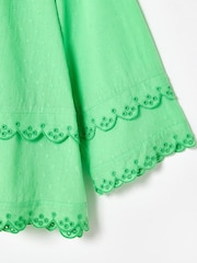 Oliver Bonas Textured Broderie Frill Blouse - Imagem 3 de 5