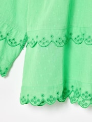 Oliver Bonas Textured Broderie Frill Blouse - Imagem 5 de 5