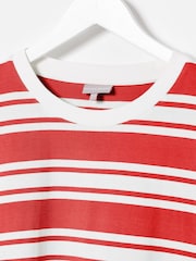 Oliver Bonas Red Striped T-Shirt - Image 7 of 8