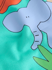 Aqua Blue Animal Short Sleeve Back Print T-Shirt (3mths-7yrs) - Image 6 of 8