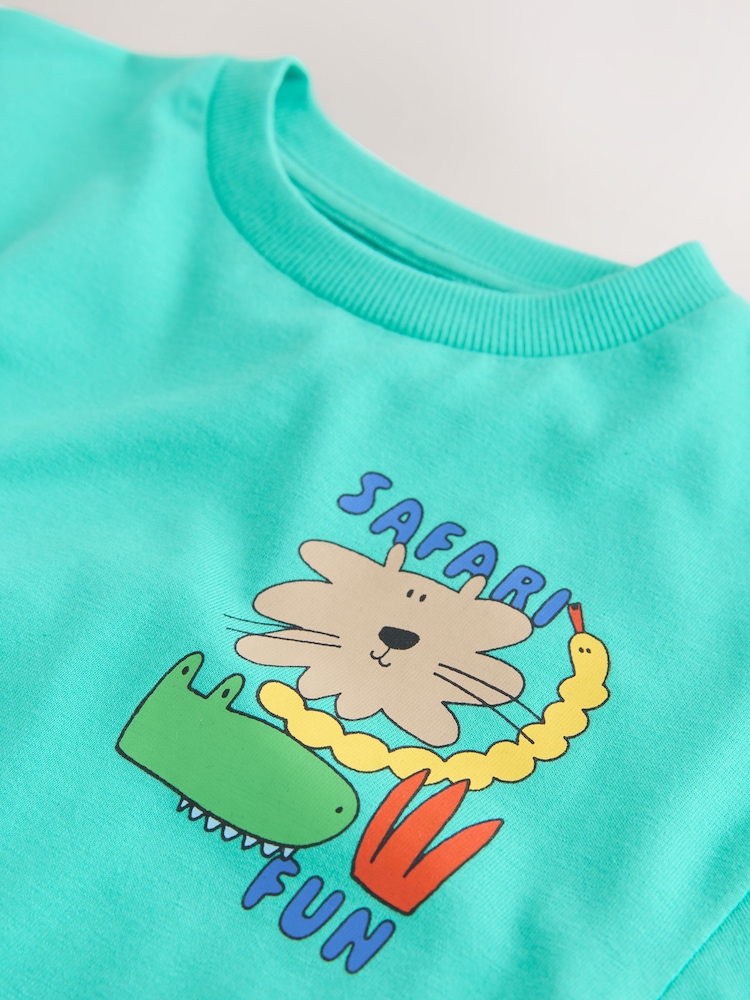 Aqua Blue Animal - تيشرت بكُم قصير مزين بطبعة على الظهر (3 شهور-7 سنوات) - صورة 8 من 8 Aqua Blue Animal - تيشرت بكُم قصير مزين بطبعة على الظهر (3 شهور-7 سنوات) - صورة 8 من 8