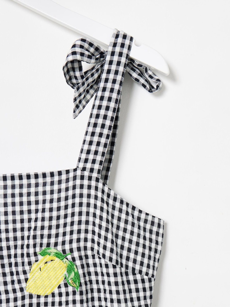 lemon and black dress Refreshing Lemon Mini Dress - White, Yellow and Green, Large | Hazel and Olive