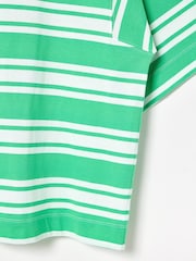 Oliver Bonas Green Striped T-Shirt - Image 7 of 7