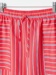 Oliver Bonas Red & Blue Striped Wide Leg Trousers - Image 5 of 7