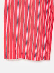 Oliver Bonas Red & Blue Striped Wide Leg Trousers - Image 7 of 7