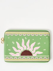 Oliver Bonas Green Sun Print Laptop Case - Image 2 of 5