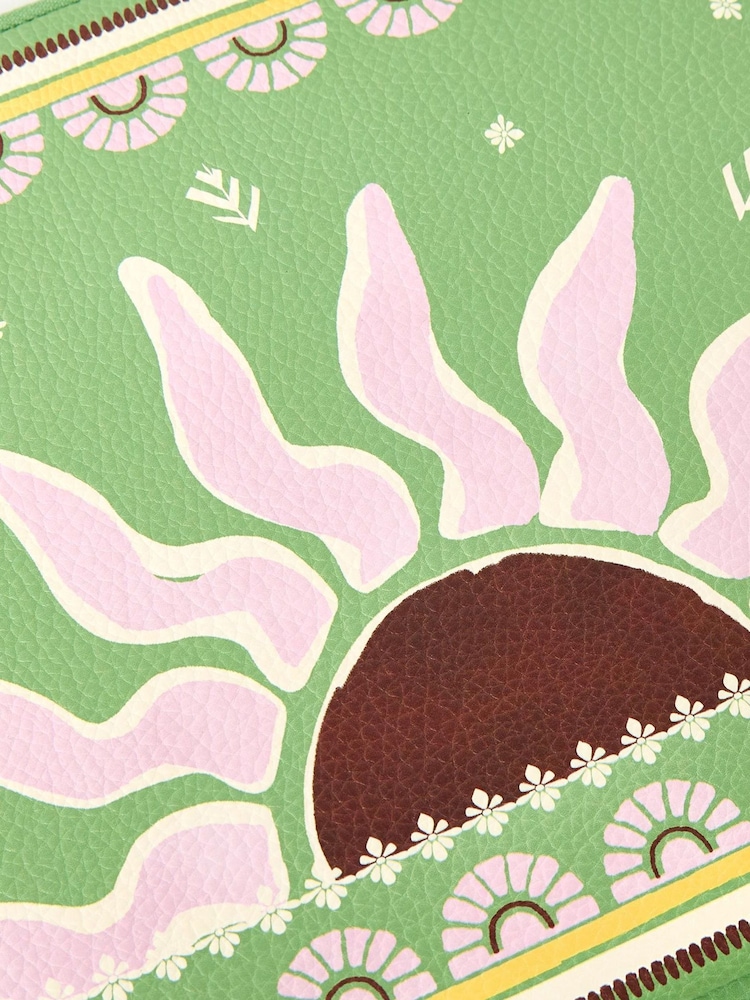 Oliver Bonas Green Sun Print Laptop Case - Image 5 of 5