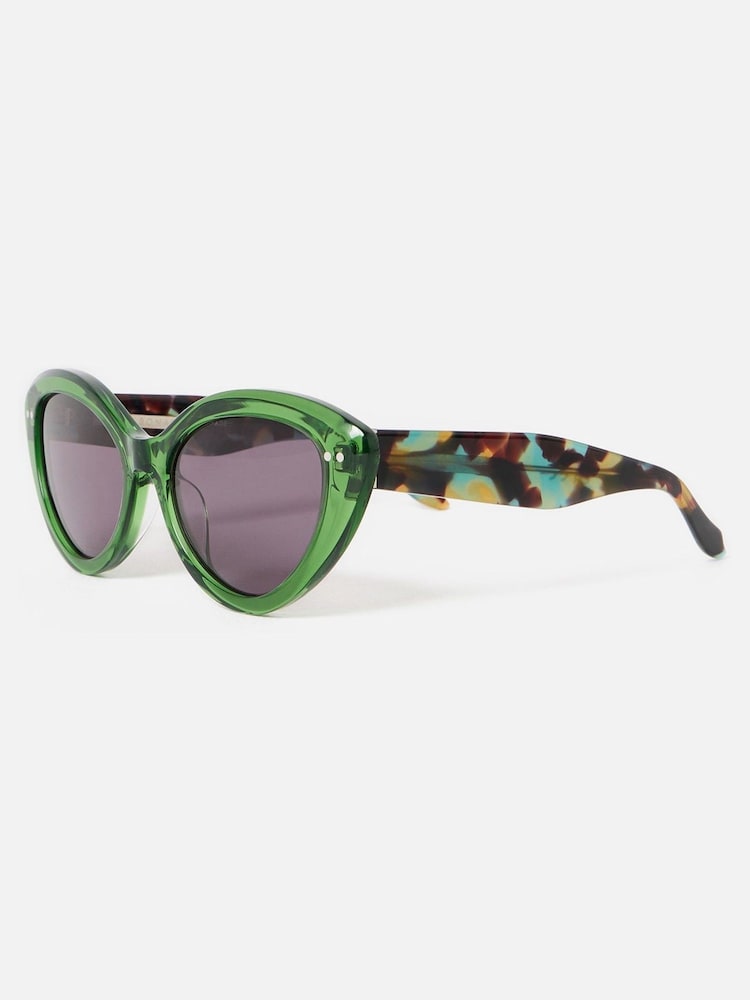Oliver Bonas Faux Tortoiseshell Cateye Sunglasses - Imagem 2 de 4