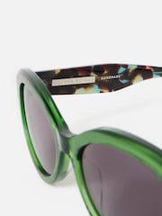 Oliver Bonas Faux Tortoiseshell Cateye Sunglasses - Imagem 4 de 4
