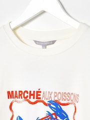 Oliver Bonas Lobster Graphic Print T-Shirt - Imagen 6 de 7