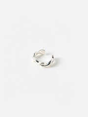 Oliver Bonas Silver Willa Twisted Sterling Ear Cuff - Image 1 of 4