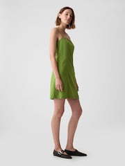 Gap Green Linen-Blend Mini Dress - Image 6 of 6