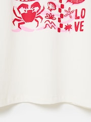 Oliver Bonas Ola Del Mar Graphic Print T-Shirt - Imagen 5 de 5