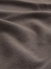 The Set Black/Stripe/Grey/White 4 Pack Scoop Neck 3/4 Sleeve Ribbed T-Shirts - Image 6 of 7