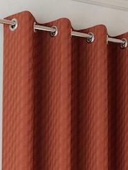 Enhanced Living Orange Tokyo Thermal Room Darkening Eyelet Curtains - Image 2 of 4