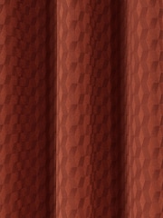 Enhanced Living Orange Tokyo Thermal Room Darkening Eyelet Curtains - Image 3 of 4