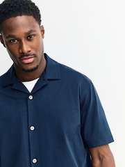 Navy Supima Cotton Shirt - Image 4 of 4