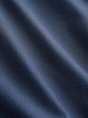 海军 - 100% SUPIMA® 棉质平纹针织衬衫 - 7的图像7｝