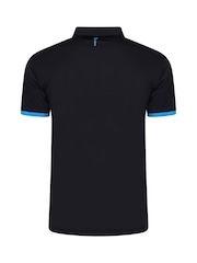 Fazer Mens Leigh Contrast Golf Black Polo Shirt - Image 2 of 4