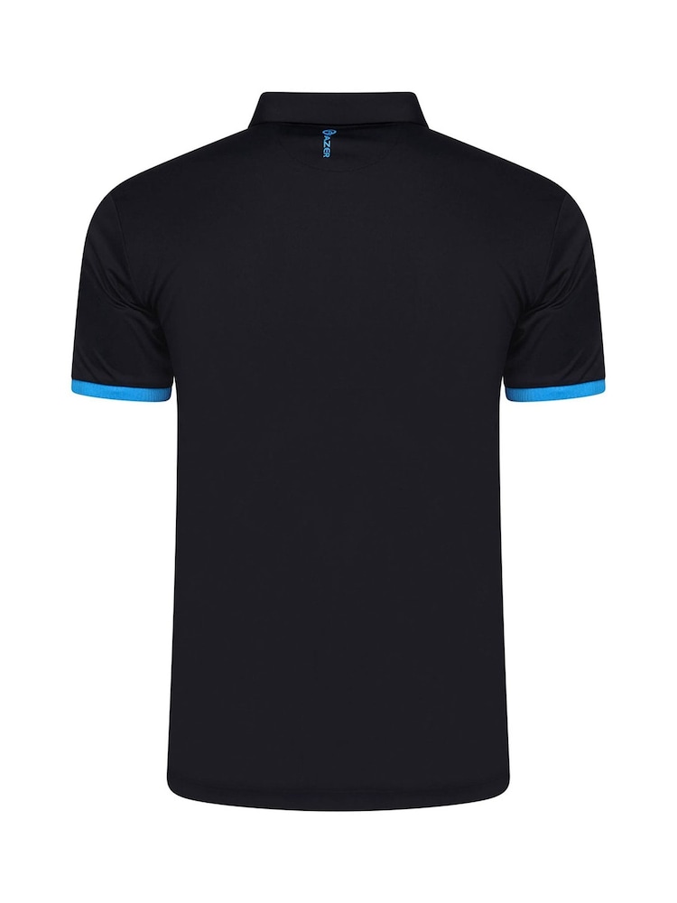 Fazer Mens Leigh Contrast Golf Black Polo Shirt - Image 2 of 4