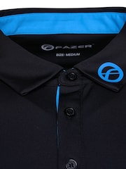 Fazer Mens Leigh Contrast Golf Black Polo Shirt - Image 3 of 4