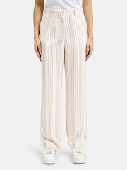 Smith & Soul Natural Striped Straight Leg Trousers - Image 2 of 5