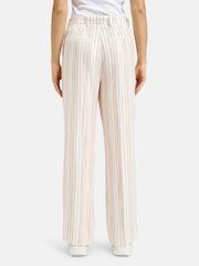 Smith & Soul Natural Striped Straight Leg Trousers - Image 3 of 5