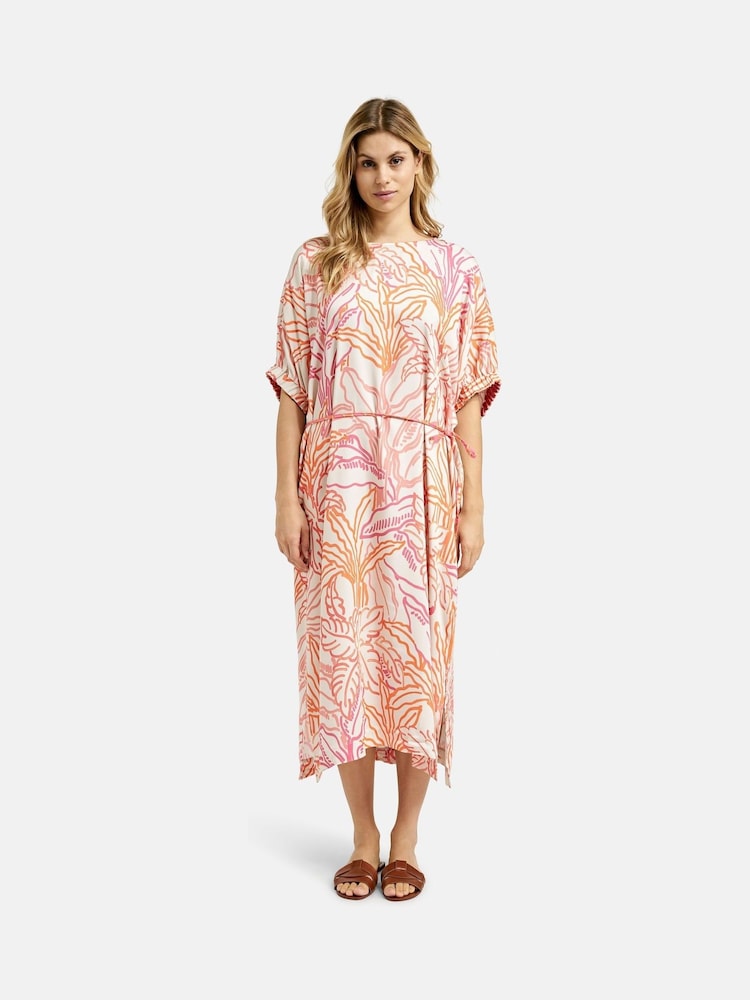 Smith & Soul Pink Printed Round Neck Dress - Image 2 of 6