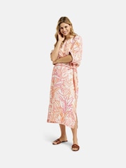 Smith & Soul Pink Printed Round Neck Dress - Image 4 of 6