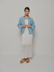 Smith & Soul Cropped Denim Shirt - Imagen 1 de 6
