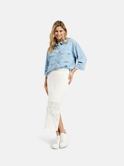 Smith & Soul Cropped Denim Shirt - Imagen 3 de 6