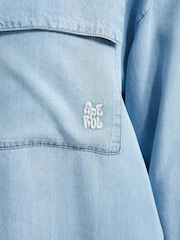Smith & Soul Cropped Denim Shirt - Imagen 6 de 6