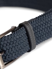 Fazer Mens Grey Wick Braided Golf Belt - Image 3 of 3