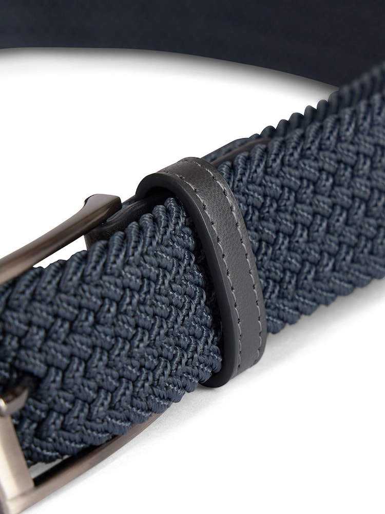Fazer Mens Grey Wick Braided Golf Belt - Image 3 of 3
