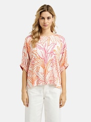 Smith & Soul Printed Round Neck Blouse - Imagen 1 de 4