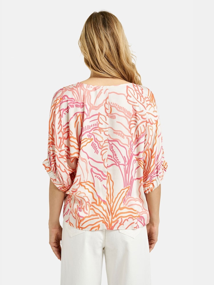 Smith & Soul Printed Round Neck Blouse - Imagen 2 de 4