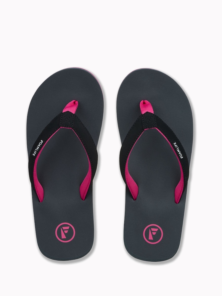 Foamlife Grey TRAA SCC W Flip Flop Slippers - Image 4 of 4