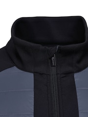 Fazer Mens Ellesmere Quilted Full Zip Black Golf Jacket - Image 3 of 3