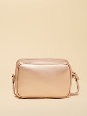 Joules Trent Rose Gold Cross Body Bag with Adjustable Thick Strap - Image 6 of 8