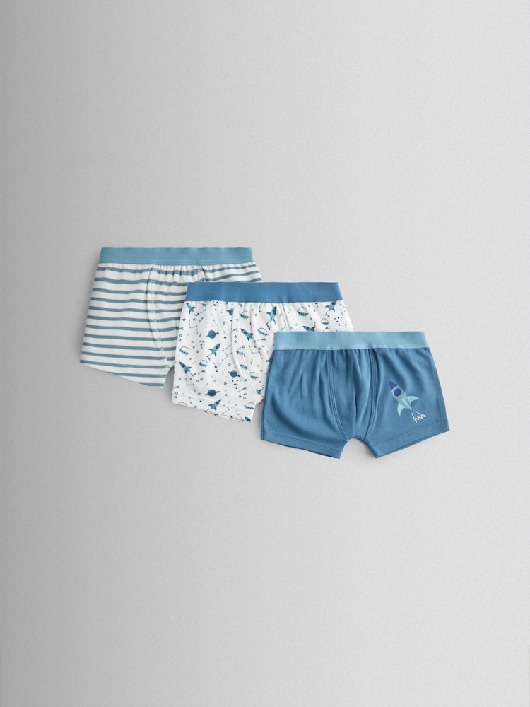 JoJo Maman Bébé Space 2-Pack Trunks - Image 1 of 5 JoJo Maman Bébé Space 2-Pack Trunks - Image 1 of 5