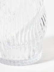 Oliver Bonas Clear Zuhur Ribbed Glass Vase - Image 5 of 6
