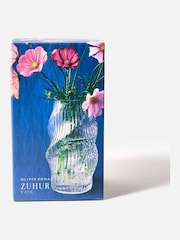 Oliver Bonas Clear Zuhur Ribbed Glass Vase - Image 6 of 6