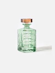 Oliver Bonas Green Jewel Glass Decanter - Image 1 of 4