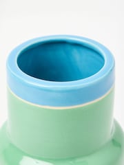 Oliver Bonas Green Sun Ceramic Vase - Image 3 of 3