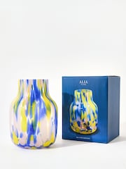 Oliver Bonas Multi Alia Speckled Glass Vase - Image 2 of 6