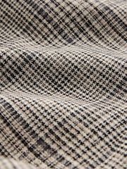 Brown N.Premium Check Linen Rich Single Breasted Blazer - Image 6 of 7